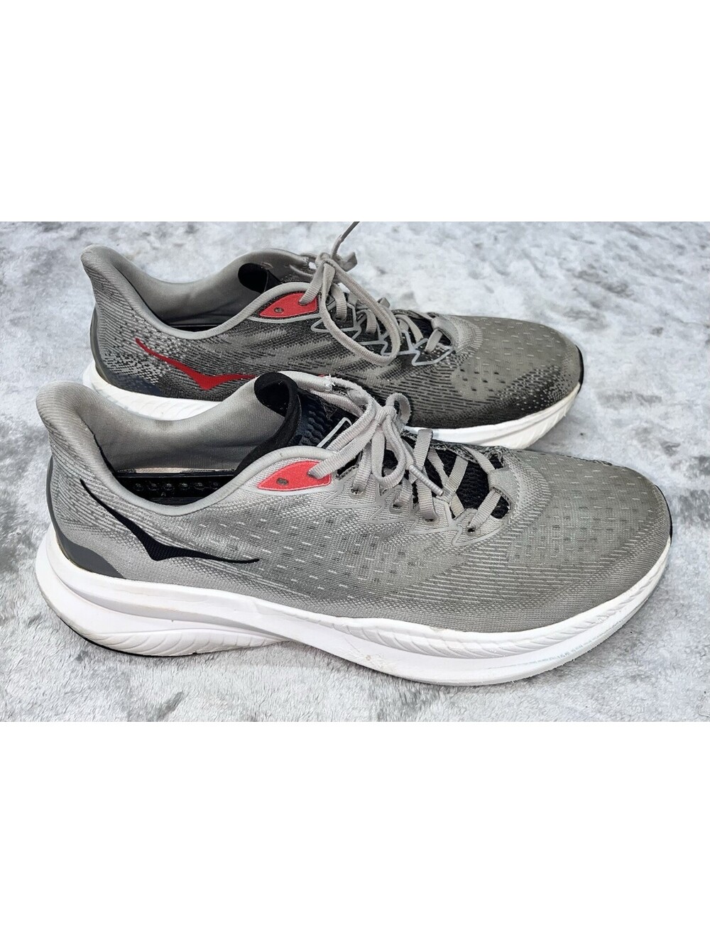 Hoka One One Mach 6 LA Stellar Grey/Black Running Shoe's Men's Size 13D 1164032S